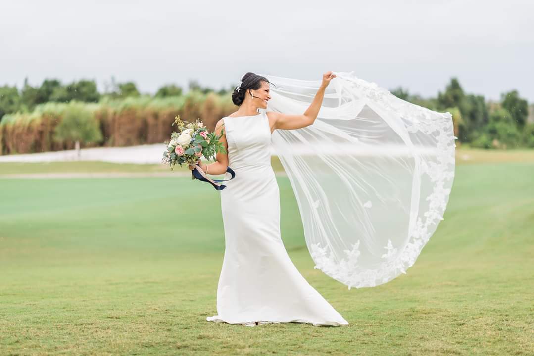 Bride in White Gown