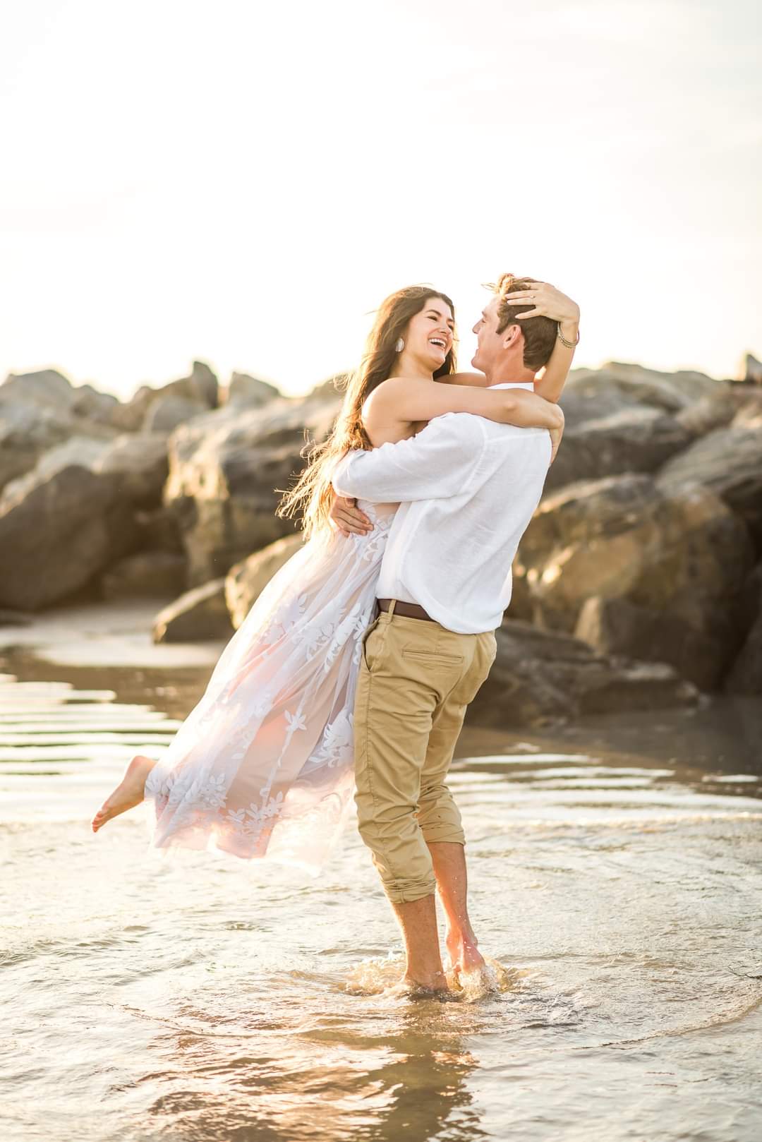 Happy Couple on Beach