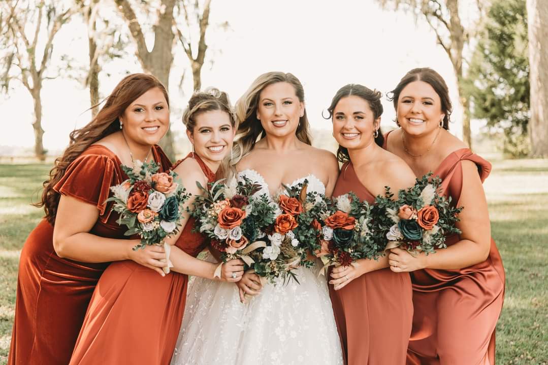 Bride with Bridesmaid